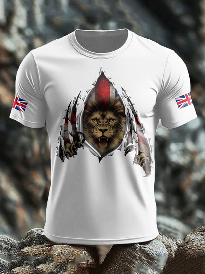 Men's UK Flag Printed T-shirt