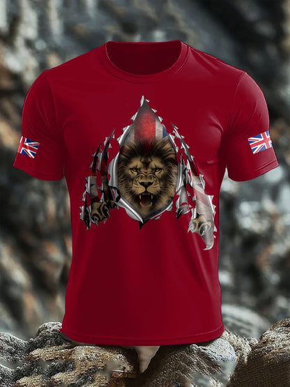 Men's UK Flag Printed T-shirt