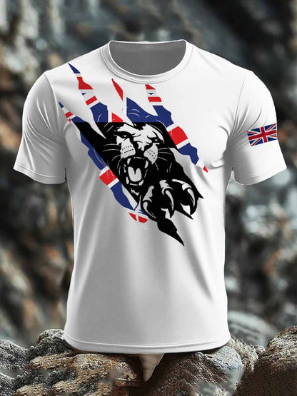 Men's British short sleeves t-shirt
