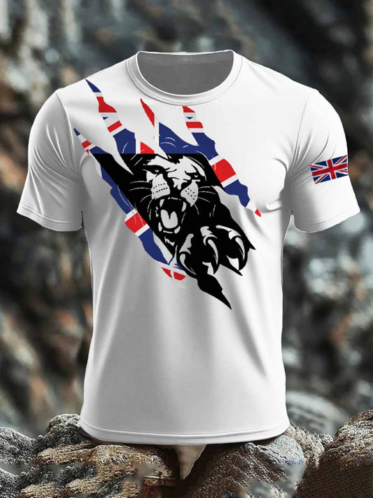 Men's British short sleeves t-shirt