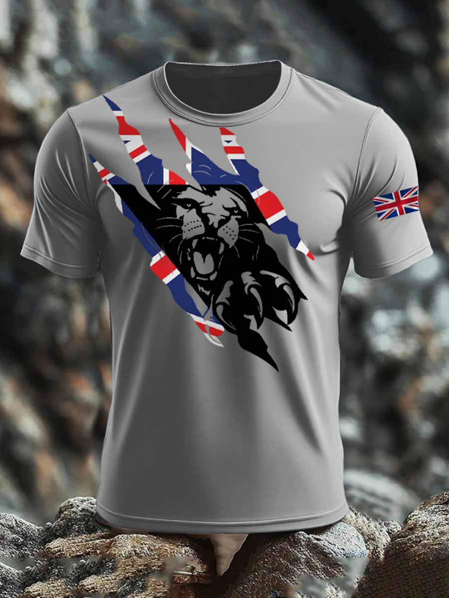 Men's British short sleeves t-shirt
