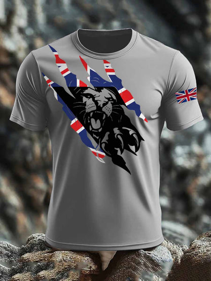 Men's British short sleeves t-shirt