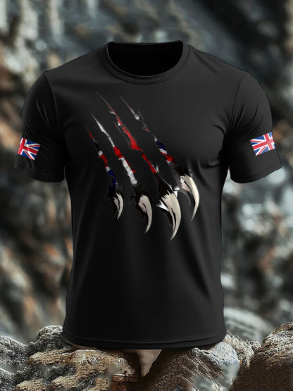 Men's UK Flag Printed T-shirt