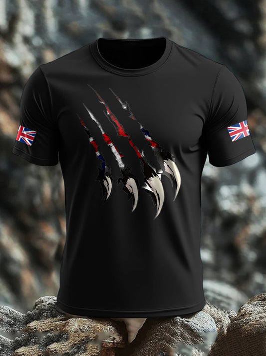Men's UK Flag Printed T-shirt