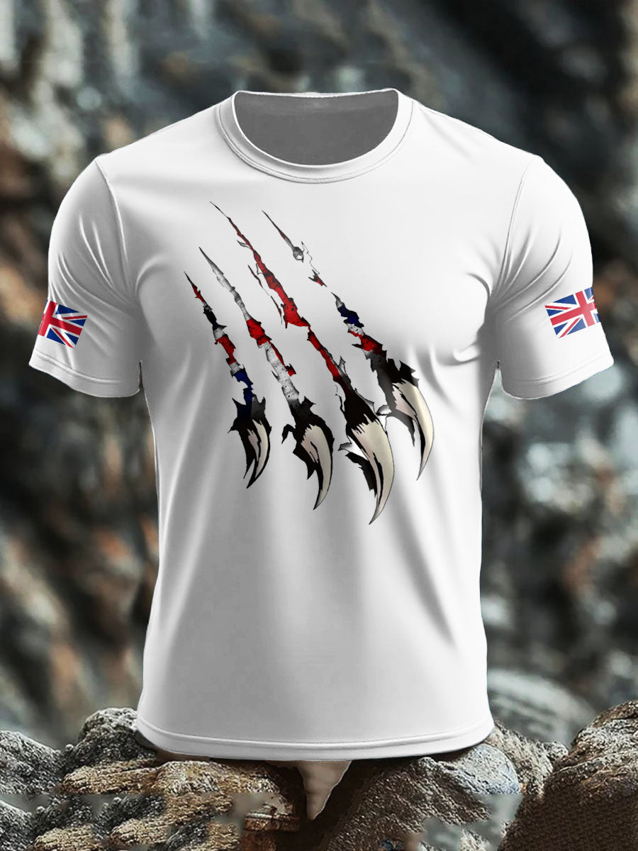 Men's UK Flag Printed T-shirt