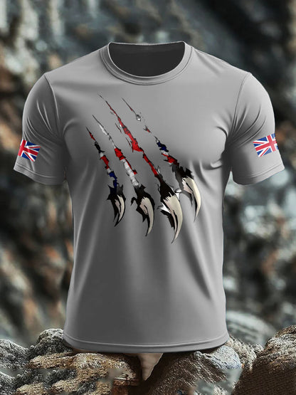 Men's UK Flag Printed T-shirt