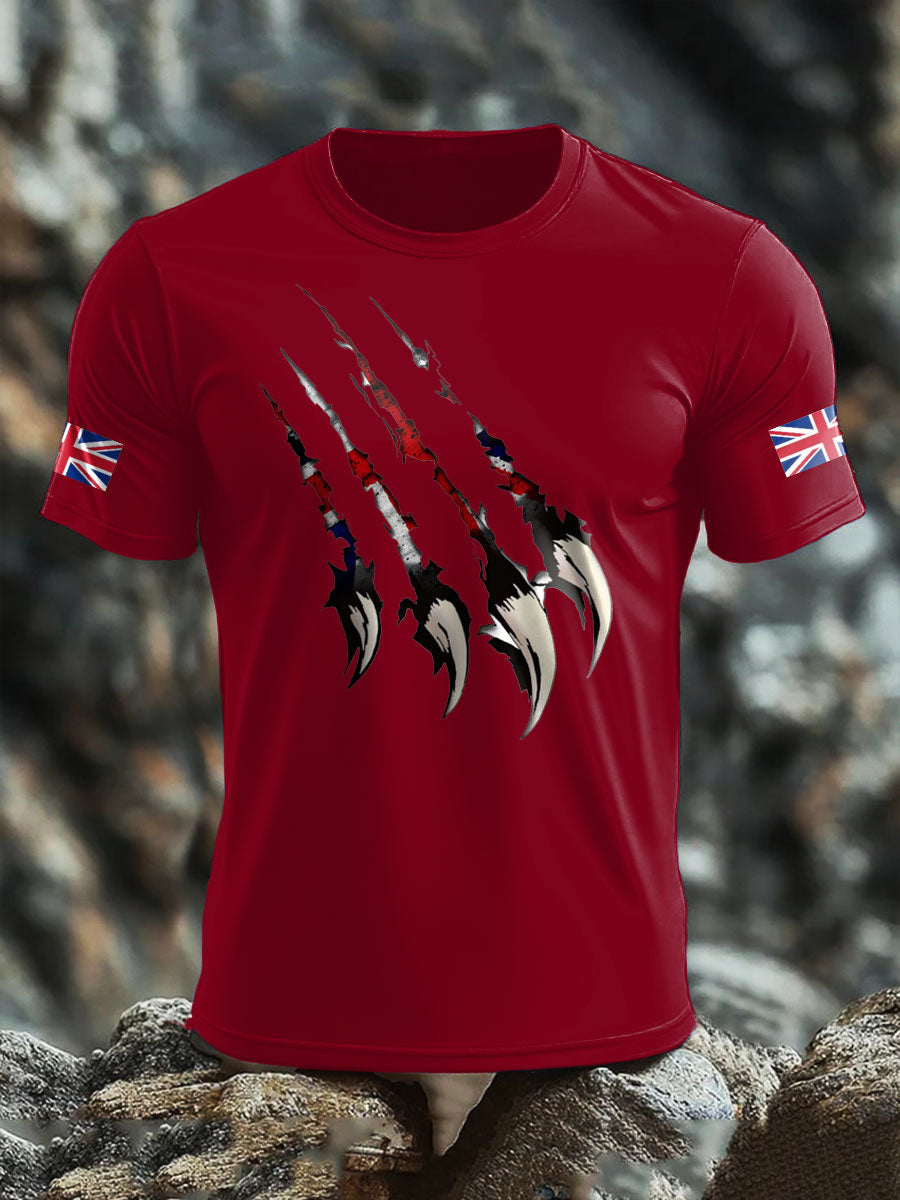 Men's UK Flag Printed T-shirt