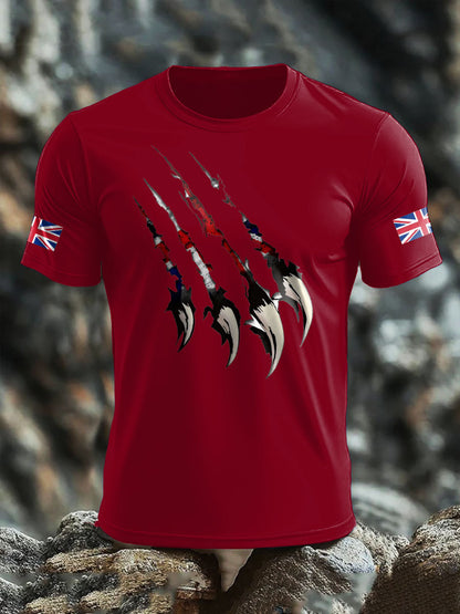 Men's UK Flag Printed T-shirt