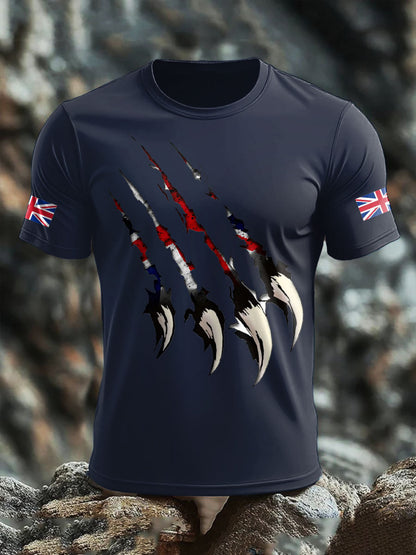 Men's UK Flag Printed T-shirt
