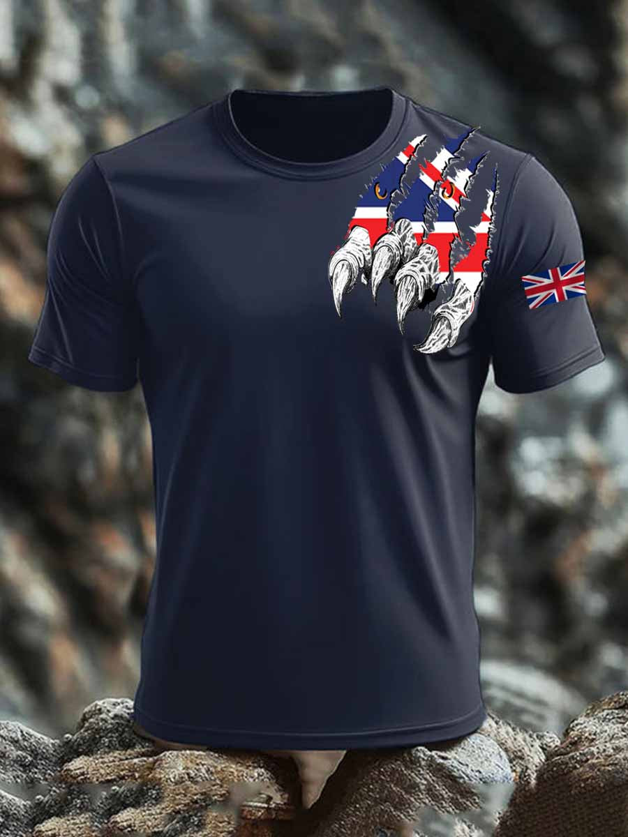 Men's  British short sleeves t-shirt