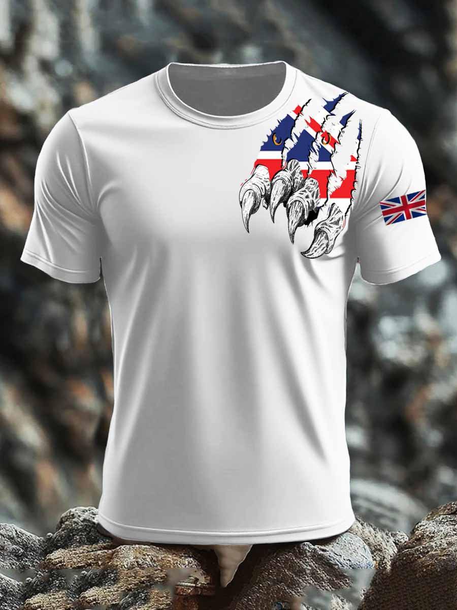 Men's  British short sleeves t-shirt