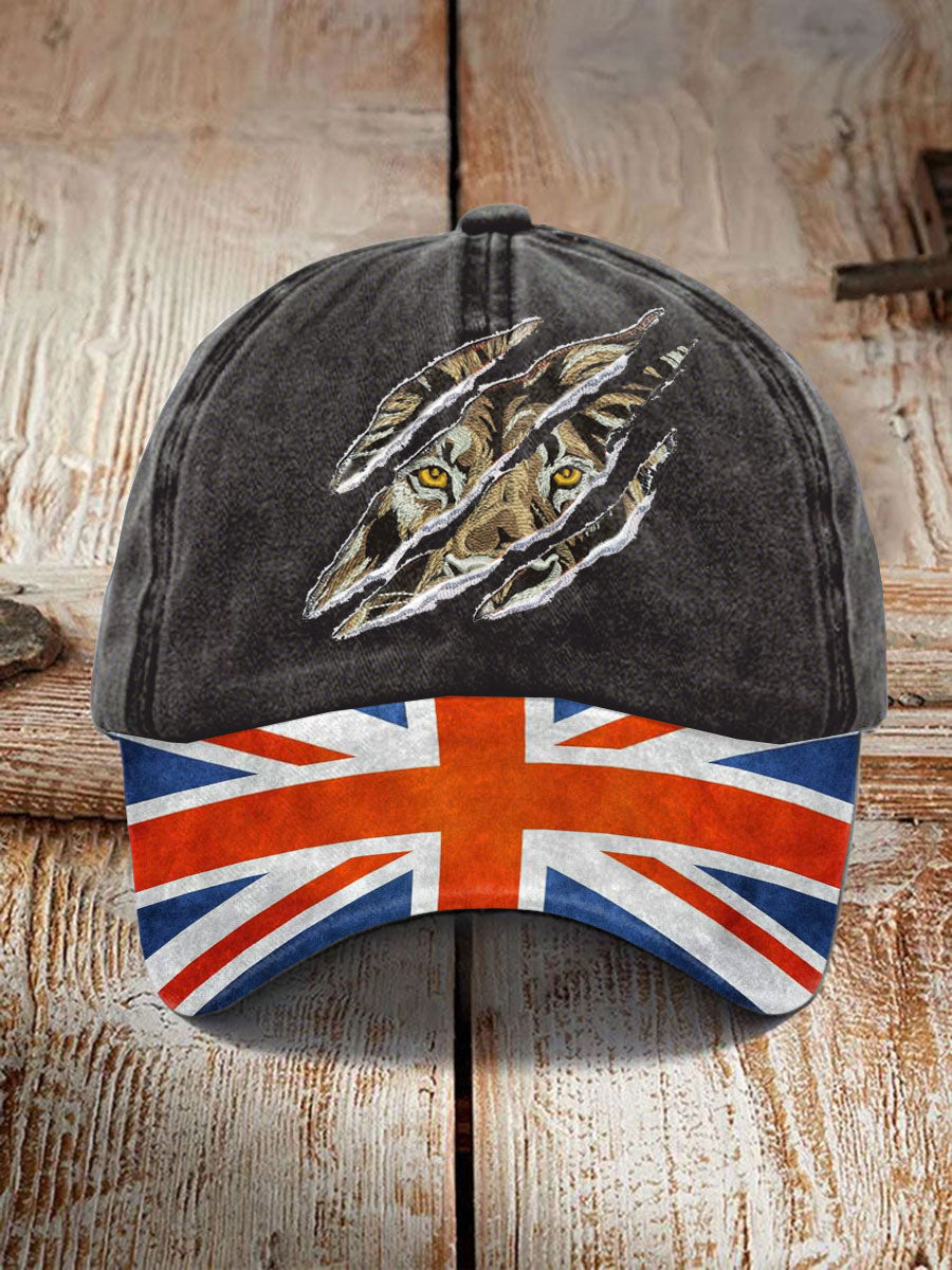 Unisex UK Flag Print Hat