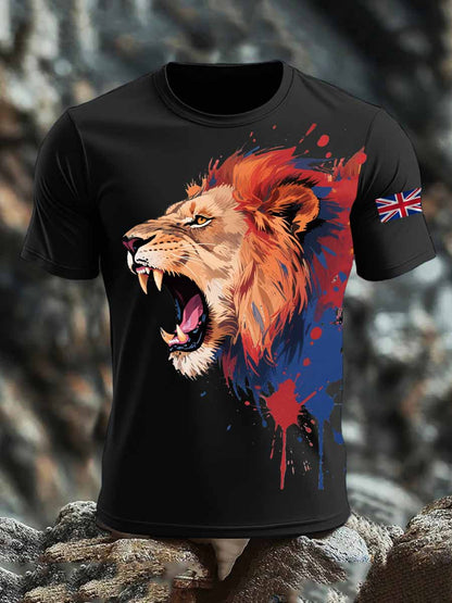 Men's British short sleeves t-shirt