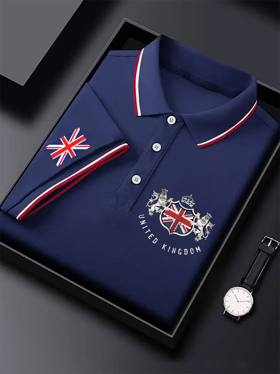 Men's British short sleeve shirt