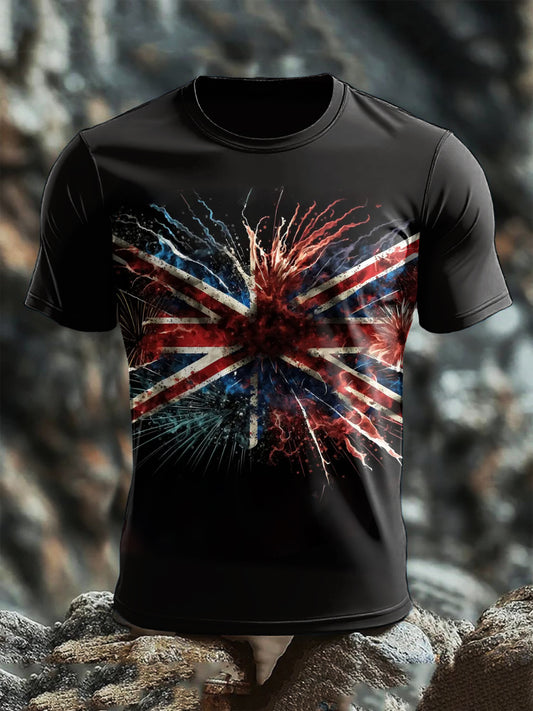 Men's UK Flag Art short sleeves t-shirt