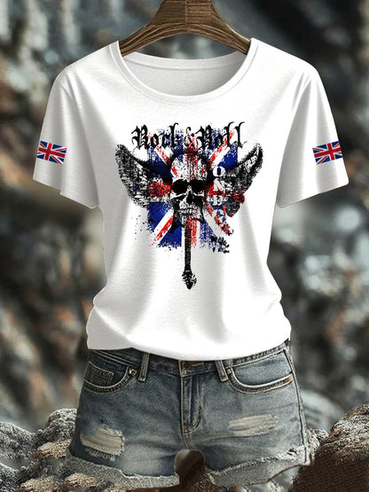 Women's British Iron On Short Sleeve T-Shirt