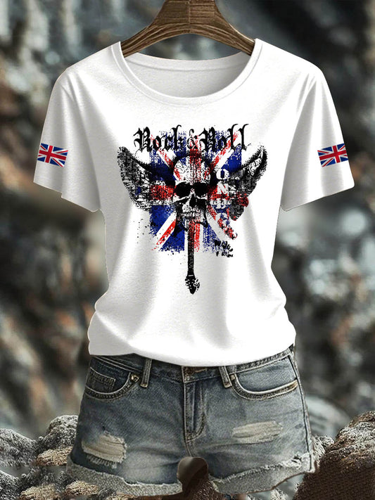 Women's British Iron On Short Sleeve T-Shirt