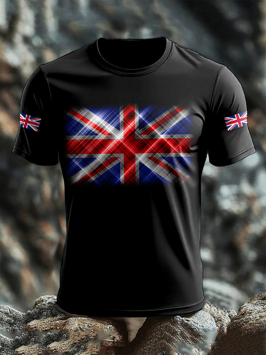 Men's UK Flag Art short sleeves t-shirt