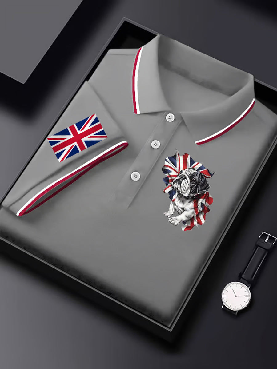 Men's Vintage England Flag Casual Shirt