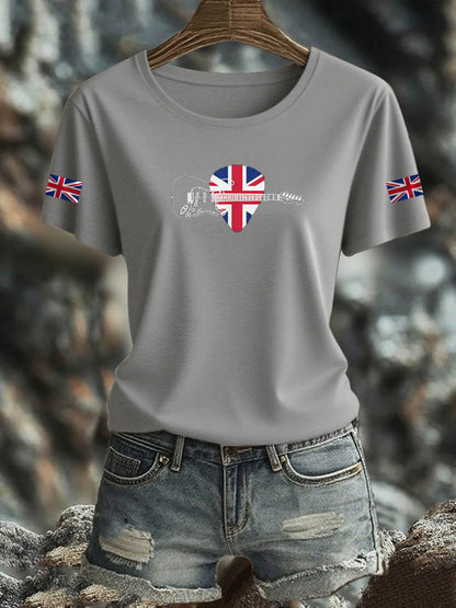 Women's  British Iron On Short Sleeve T-Shirt