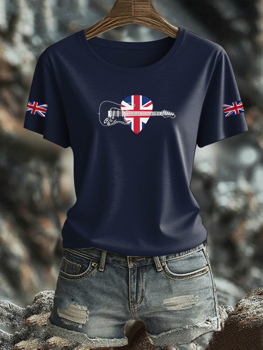 Women's  British Iron On Short Sleeve T-Shirt