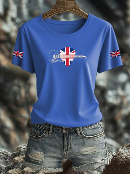 Women's  British Iron On Short Sleeve T-Shirt