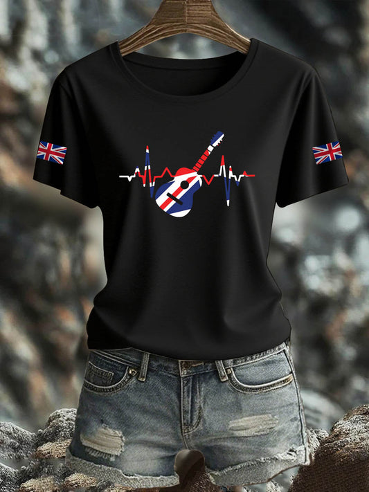 Women's British Iron On Short Sleeve T-Shirt