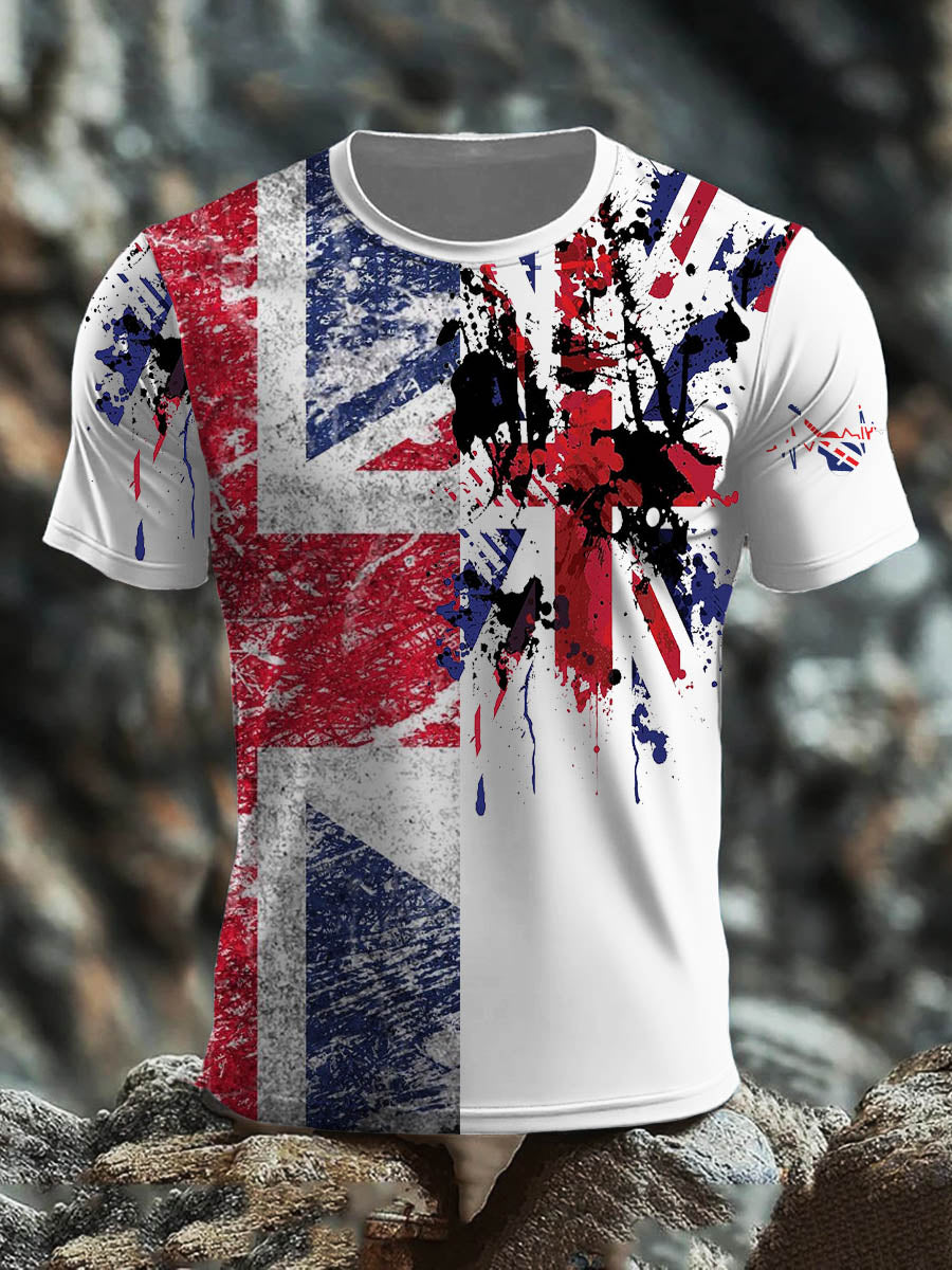 Men's  British short sleeves t-shirt