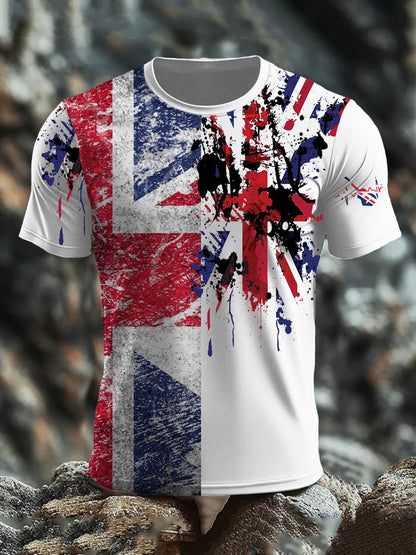 Men's  British short sleeves t-shirt