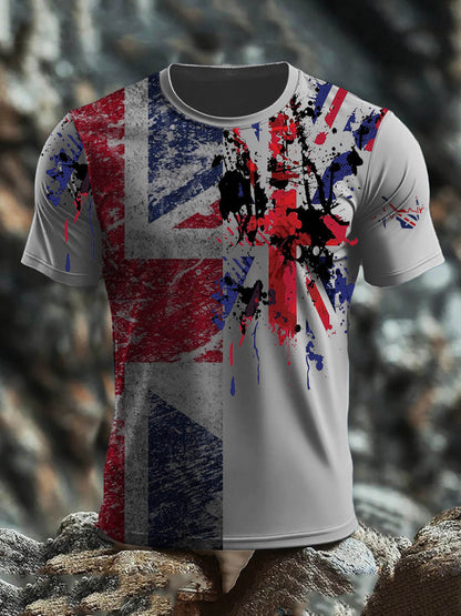 Men's  British short sleeves t-shirt