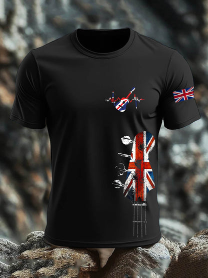 Men's British short sleeves t-shirt