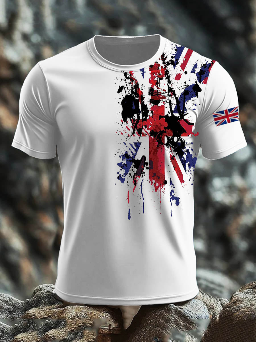 Men's  British short sleeves t-shirt