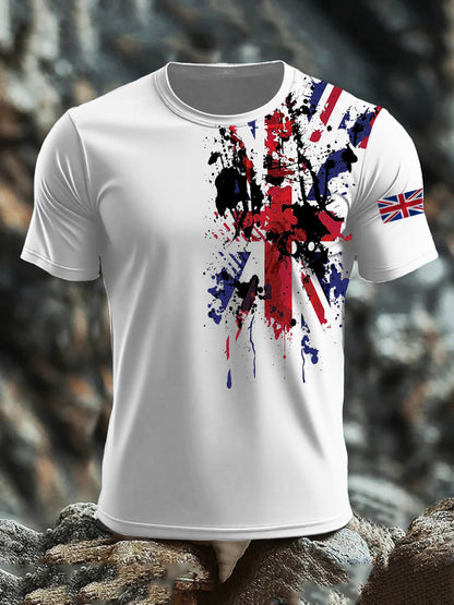 Men's  British short sleeves t-shirt