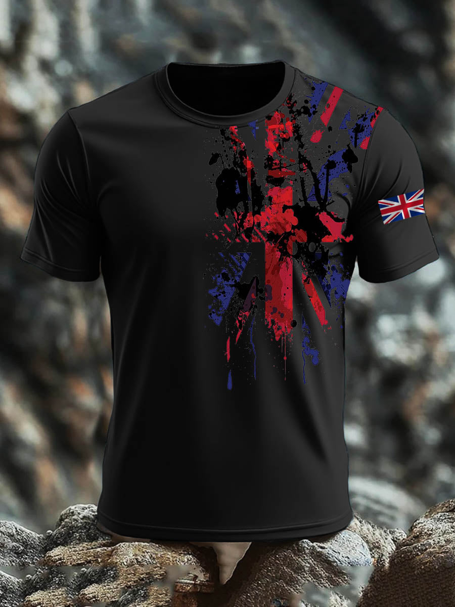 Men's  British short sleeves t-shirt