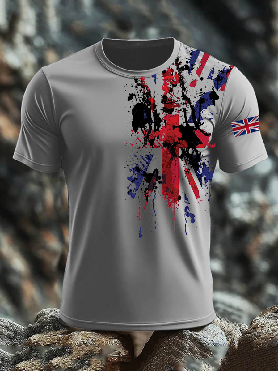 Men's  British short sleeves t-shirt