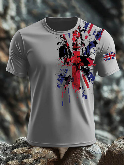 Men's  British short sleeves t-shirt