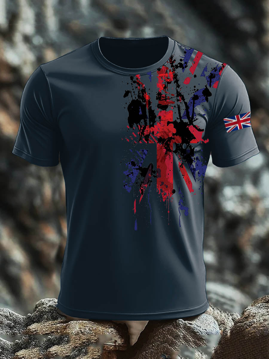 Men's  British short sleeves t-shirt