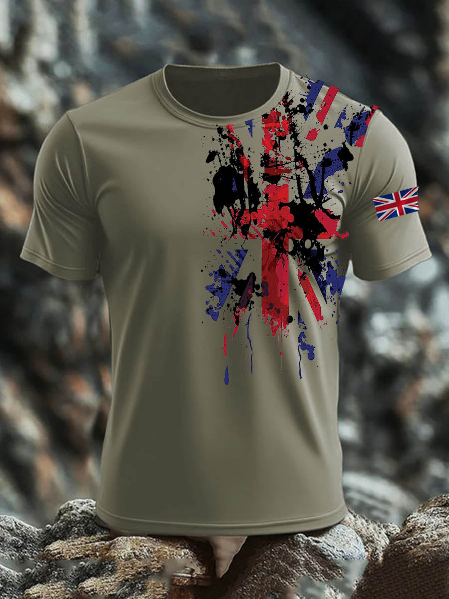 Men's  British short sleeves t-shirt