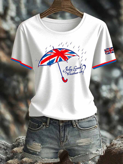 Women's  British short-sleeved T-shirt