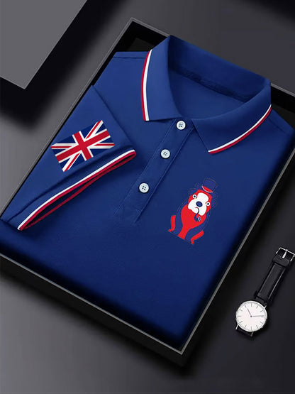 Men's Vintage England Flag Casual Shirt