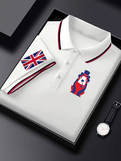 Men's Vintage England Flag Casual Shirt