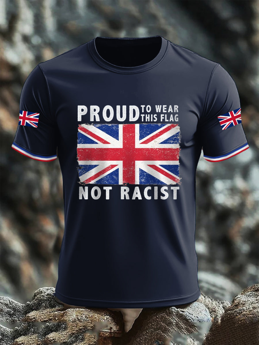 Men's Proud To WearThis Flag Not Racist T-shirt