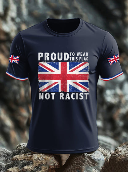 Men's Proud To WearThis Flag Not Racist T-shirt