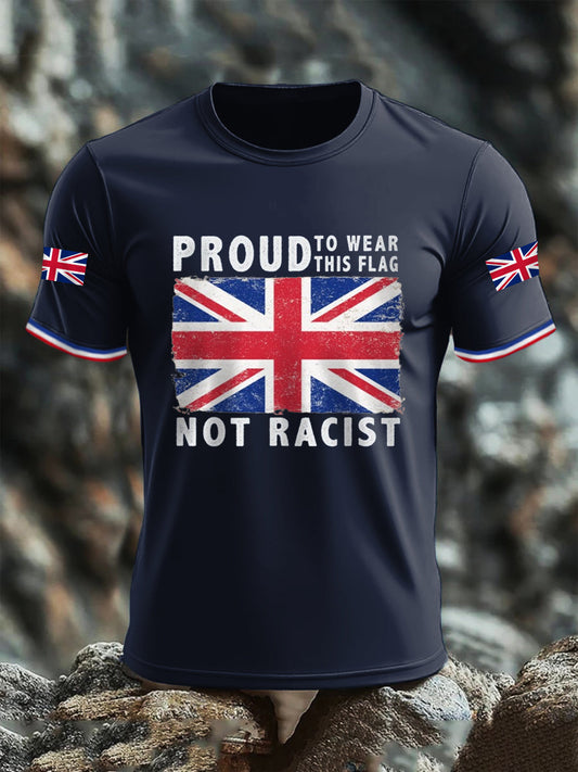 Men's Proud To WearThis Flag Not Racist T-shirt