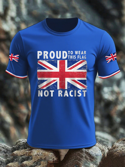 Men's Proud To WearThis Flag Not Racist T-shirt