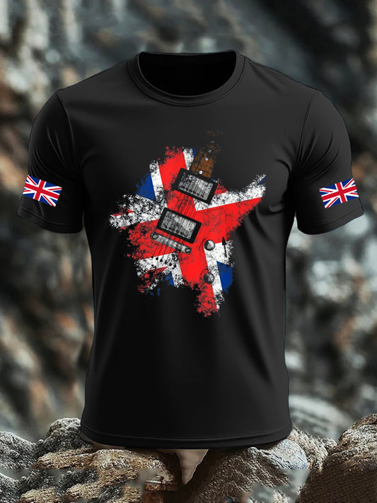 Men's UK Flag Printed T-shirt