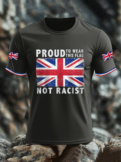 Men's Proud To WearThis Flag Not Racist T-shirt