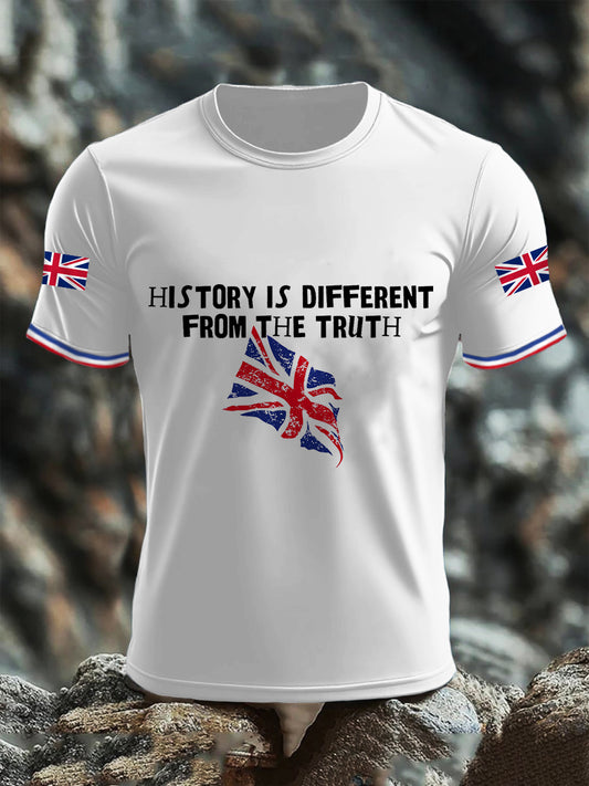 Men's History Is Different From The Truth Short Sleeves T-shirt