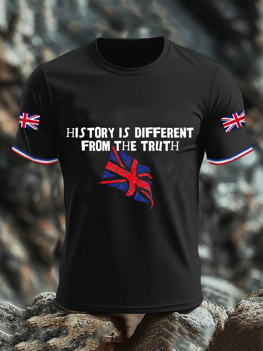Men's History Is Different From The Truth Short Sleeves T-shirt