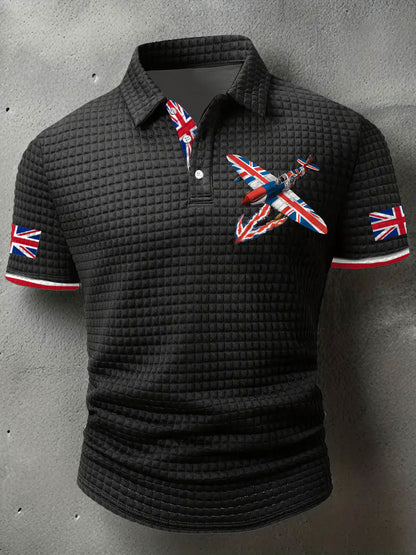 Men's Union Jack Fighter Short Sleeve Shirt
